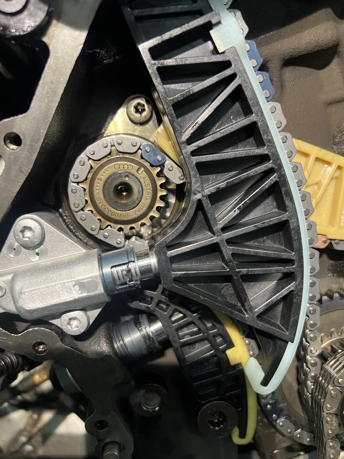 Audi 2.0T Timing Chain Replacement step 3 at TOP CONCEPT auto repair shop Philadelphia PA