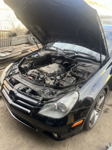 Mercedes-Benz SL550 Black Engine Repair step 1 at TOP CONCEPT auto repair shop Philadelphia PA