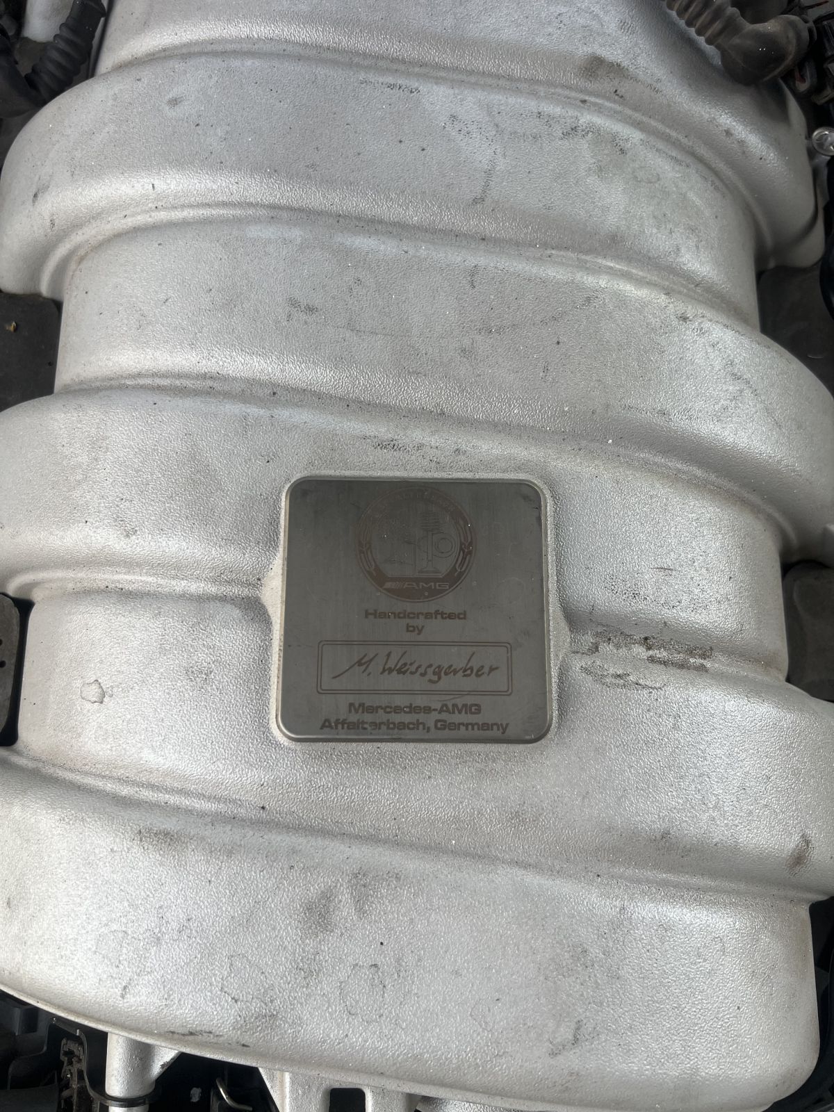 Mercedes-Benz SL550 Black Engine Repair step 2 at TOP CONCEPT auto repair shop Philadelphia PA