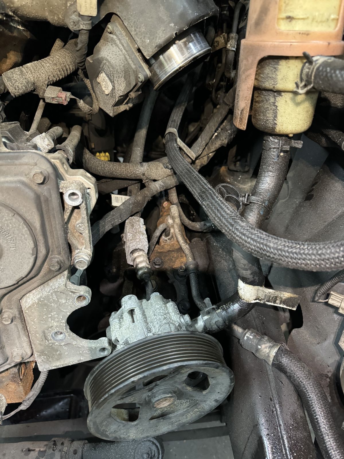 RAM 5500 White Diesel Engine Repair step 5 at TOP CONCEPT auto repair shop Philadelphia PA