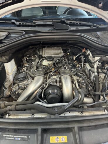 Mercedes-Benz GLE 63 AMG Dark Turbo Service step 1 at TOP CONCEPT auto repair shop Philadelphia PA