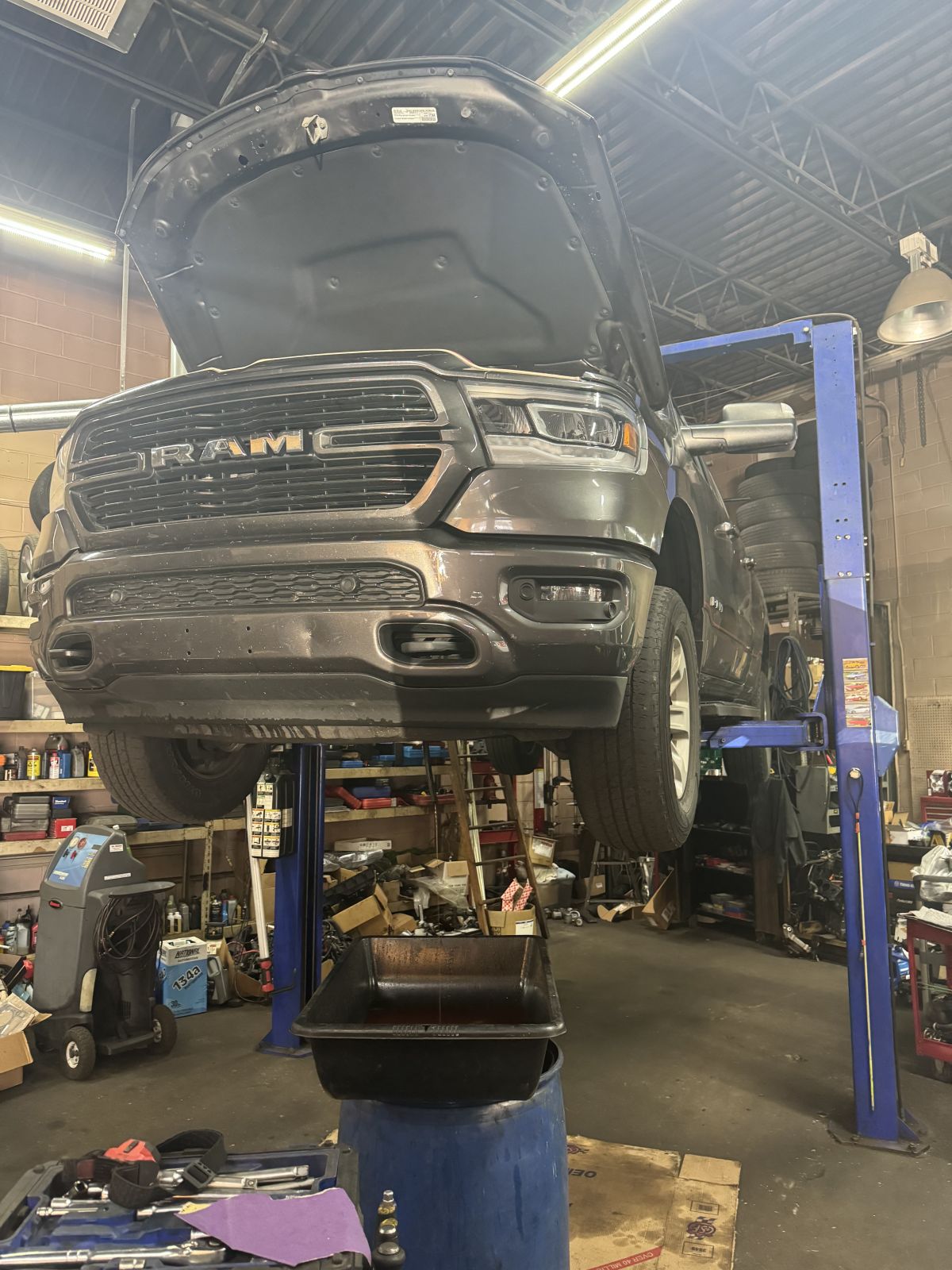 Mercedes-Benz GLE 63 AMG Dark Turbo Service step 2 at TOP CONCEPT auto repair shop Philadelphia PA