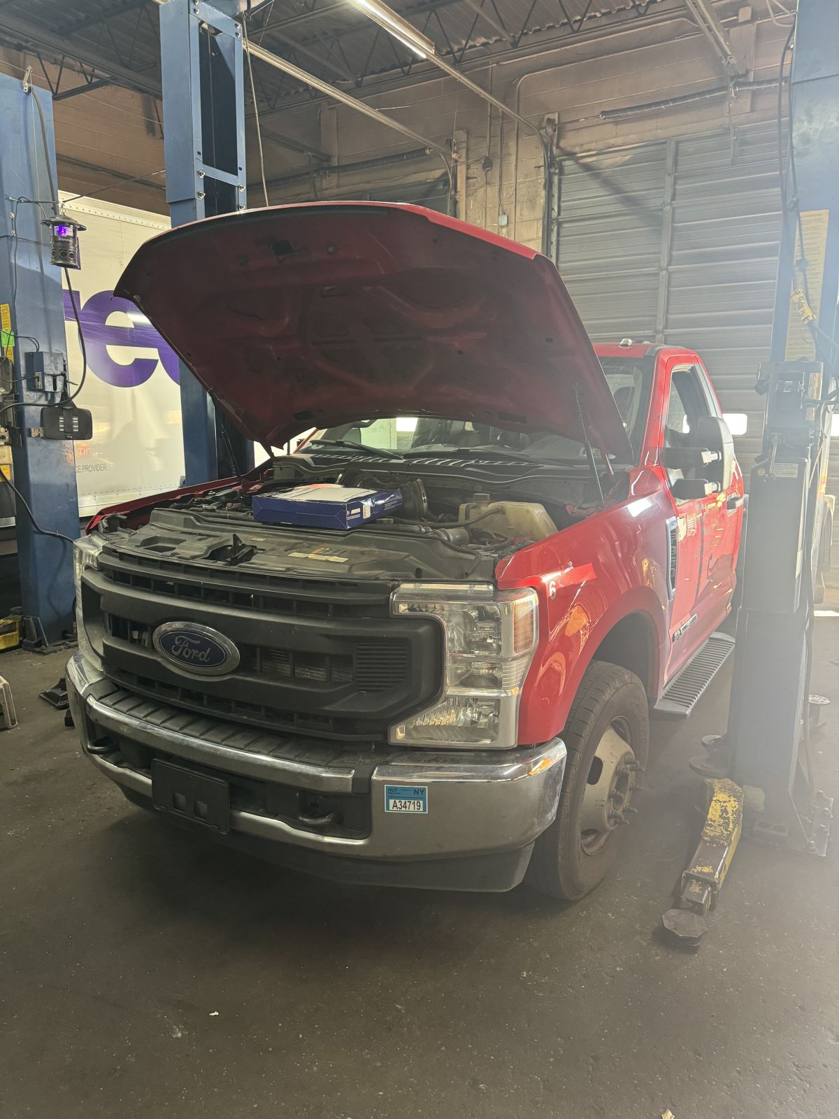 Mercedes-Benz GLE 63 AMG Dark Turbo Service step 3 at TOP CONCEPT auto repair shop Philadelphia PA