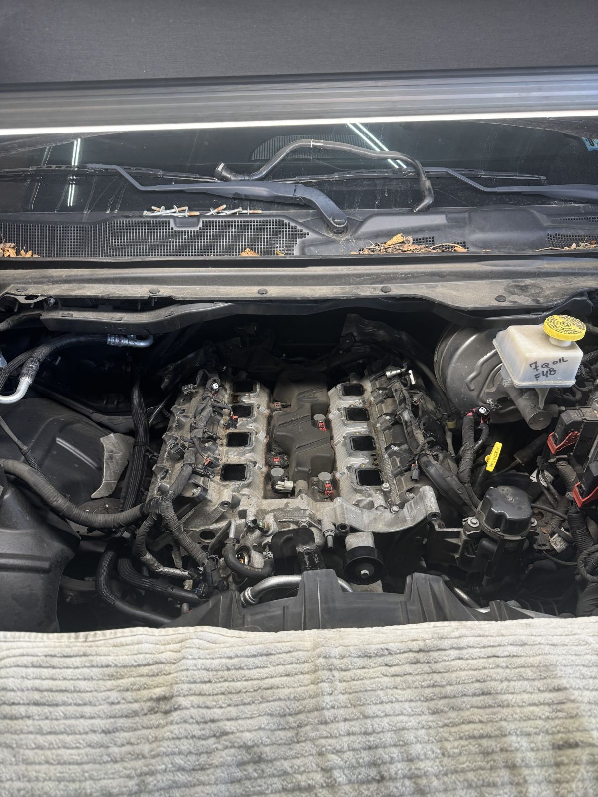 Mercedes-Benz GLE 63 AMG Dark Turbo Service step 5 at TOP CONCEPT auto repair shop Philadelphia PA