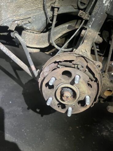 Toyota Truck Brake Repair step 1 at TOP CONCEPT auto repair shop Philadelphia PA