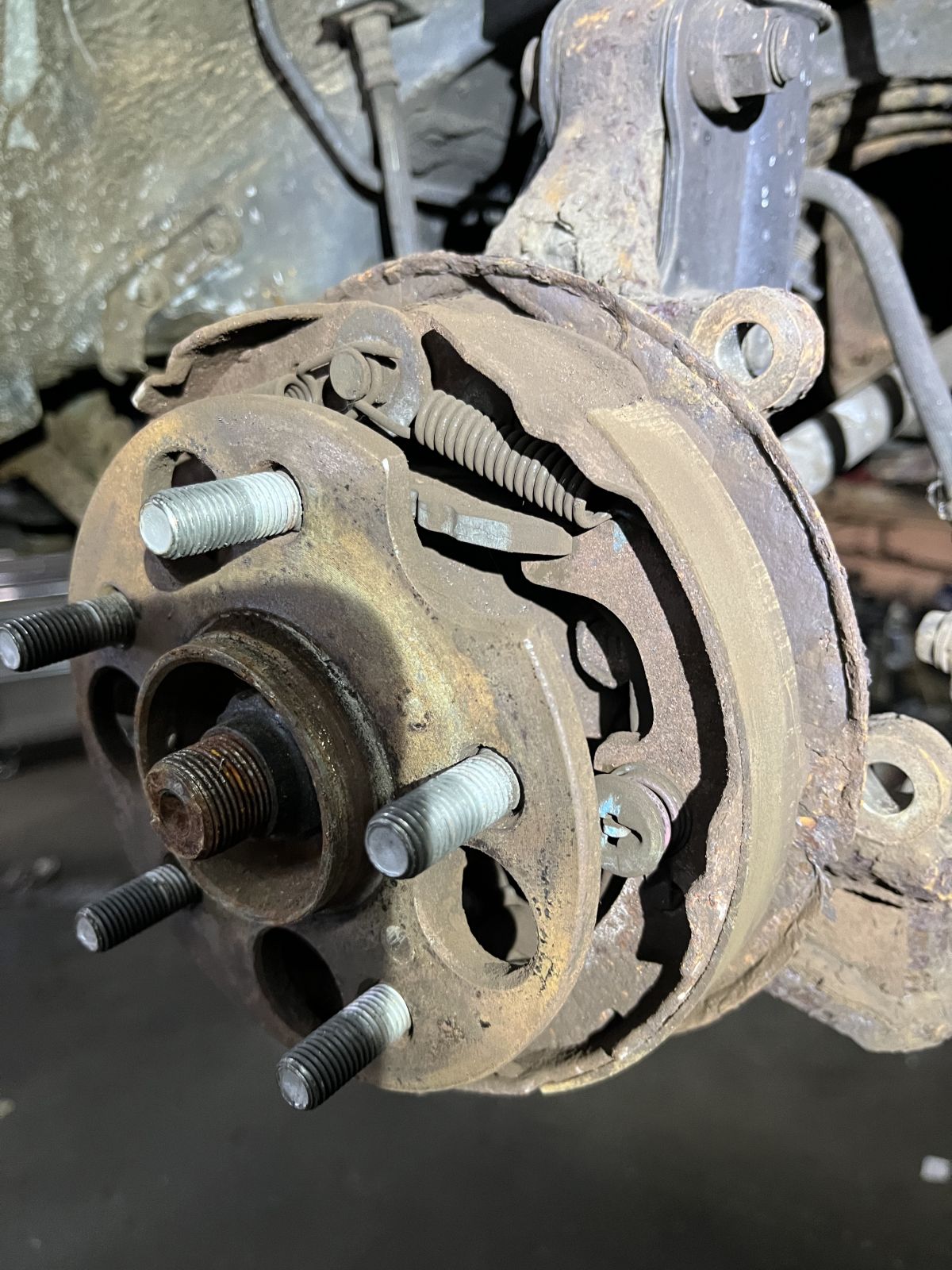 Toyota Truck Brake Repair step 5 at TOP CONCEPT auto repair shop Philadelphia PA