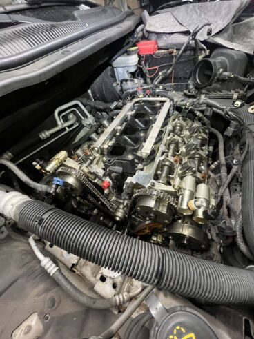 Toyota Lexus Silver Engine Rebuild step 1 at TOP CONCEPT auto repair shop Philadelphia PA