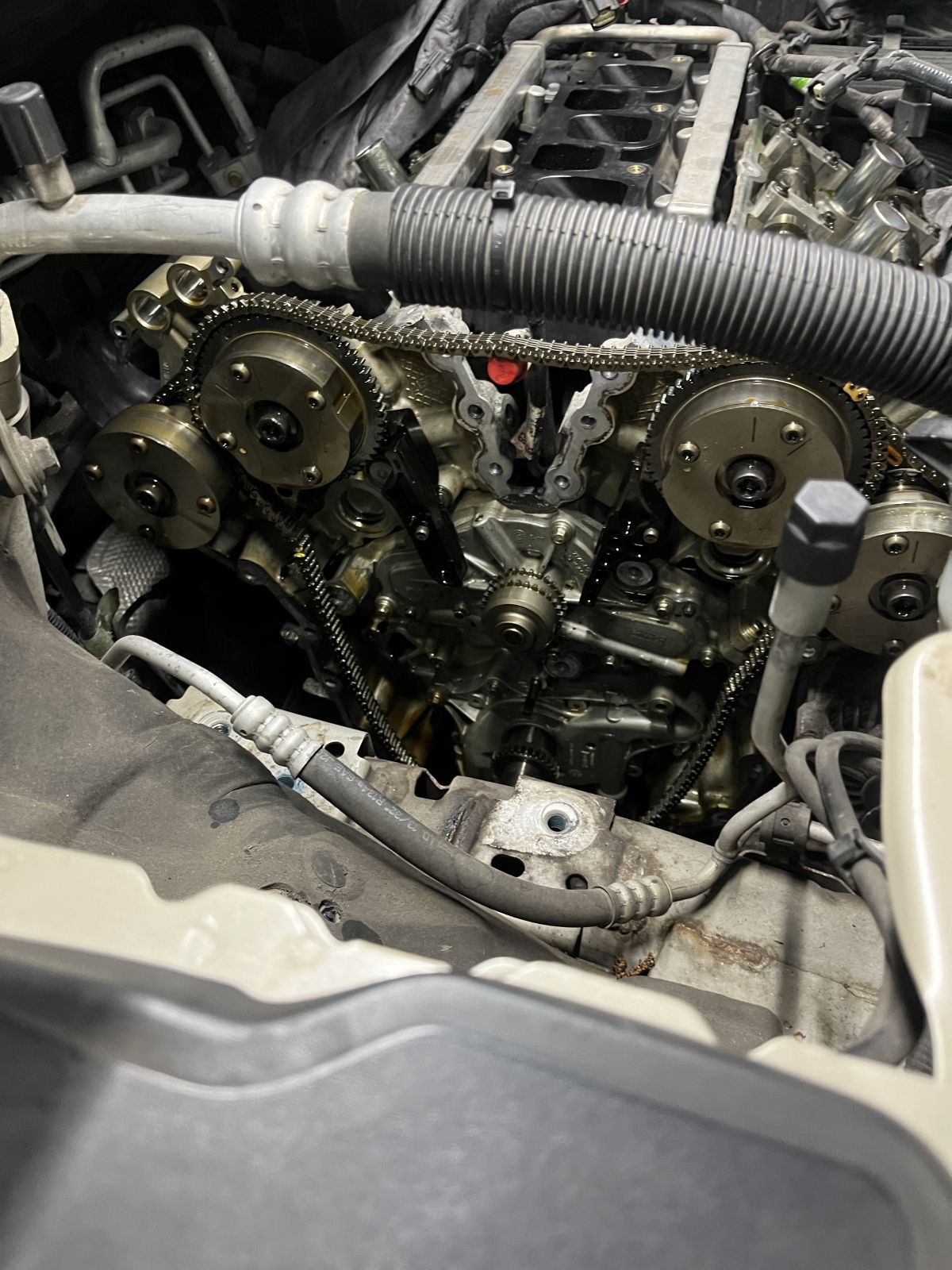 Toyota Lexus Silver Engine Rebuild step 2 at TOP CONCEPT auto repair shop Philadelphia PA