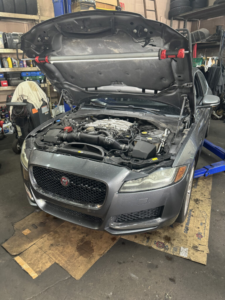 Car With Hood Open For Ac Service – TOP CONCEPT LLC Philadelphia