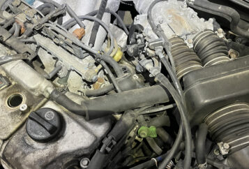 Tire repair truck service on lift Philadelphia